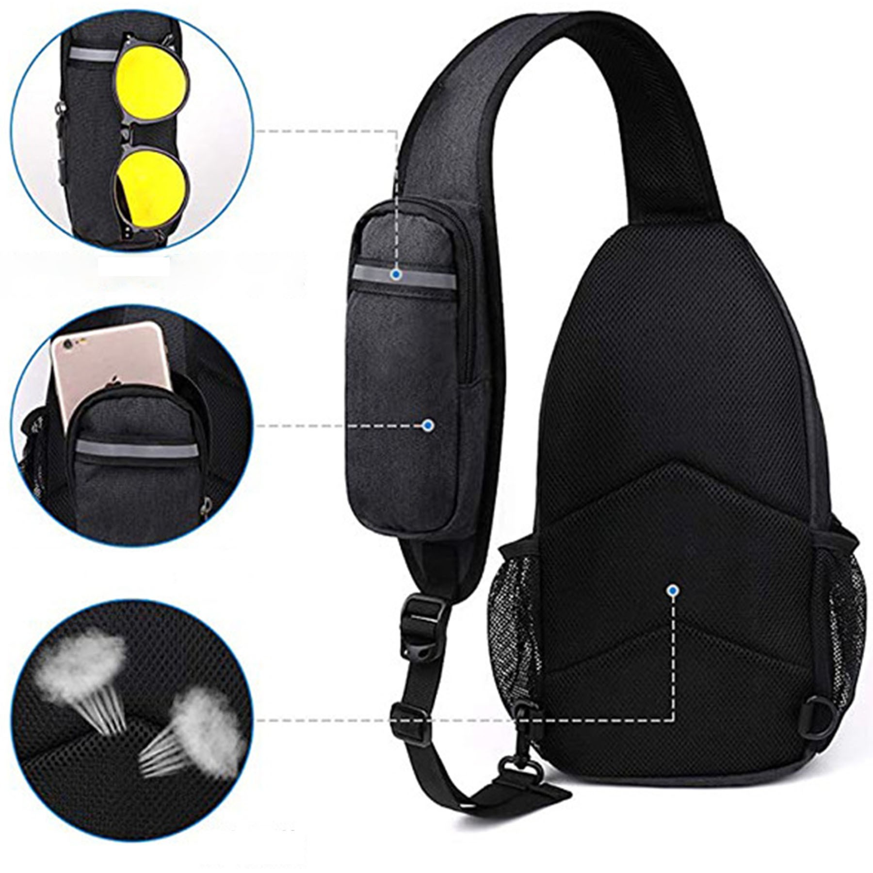 Men'S Messenger Leisure Waterproof Chest Bag 2