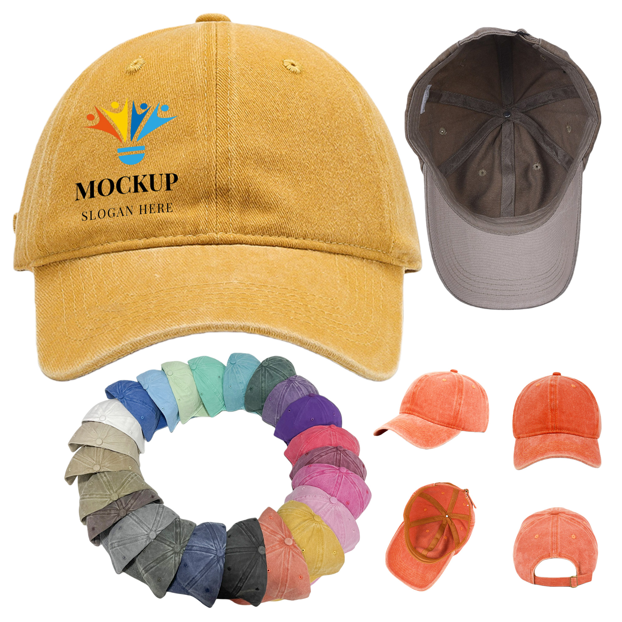 Soft Adjustable Cotton Golf Dad Hat 2