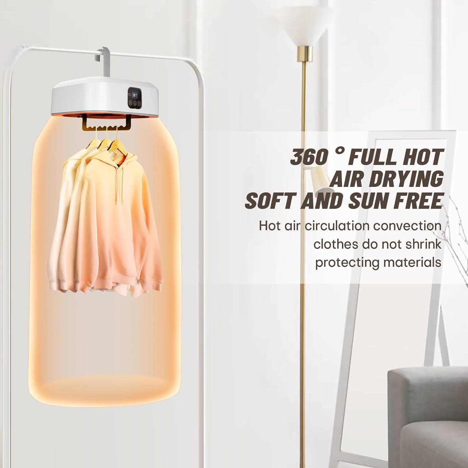 Portable Small Compact Clothes Dryer 4