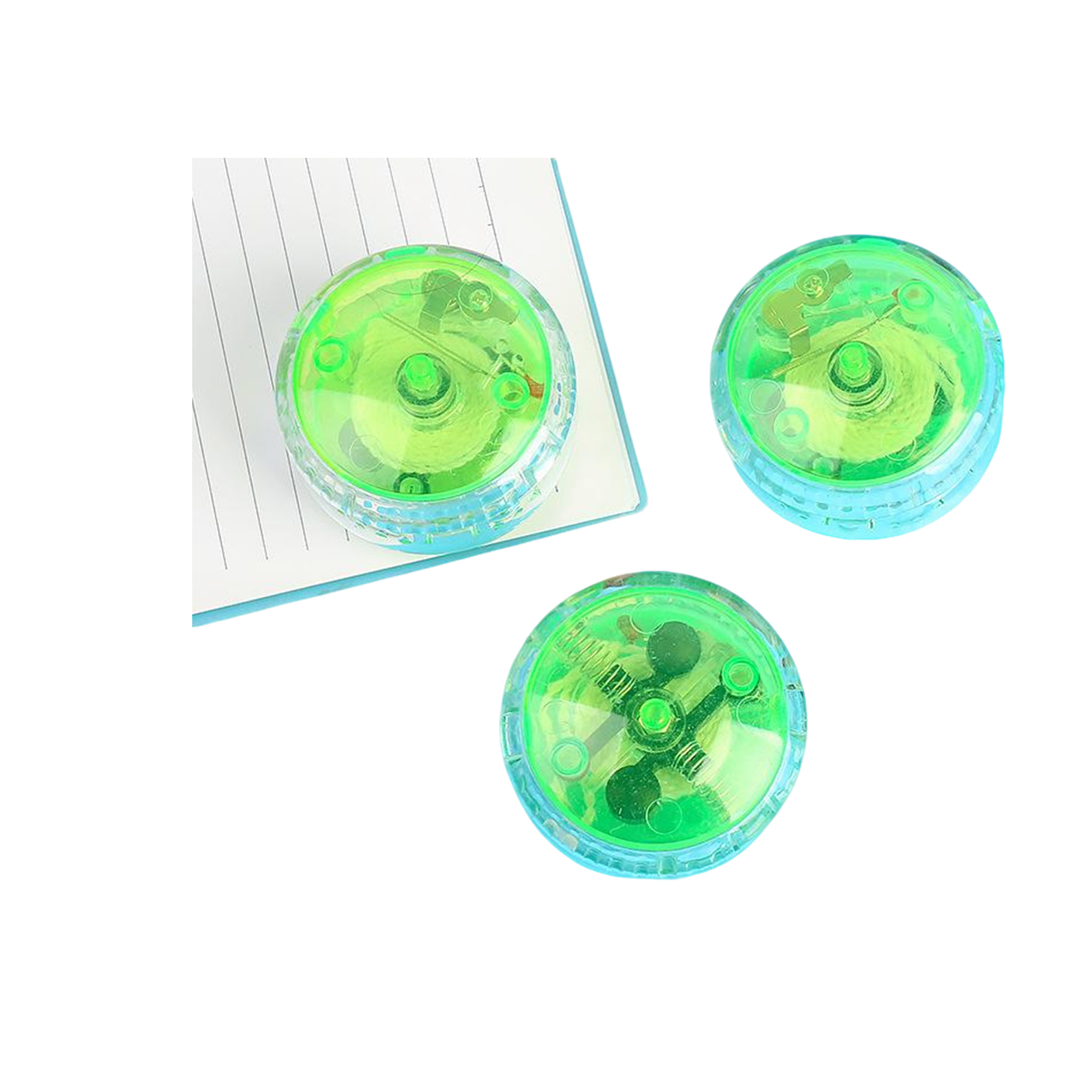 LED Flash Yoyo Toy Illuminated Spin Design 6