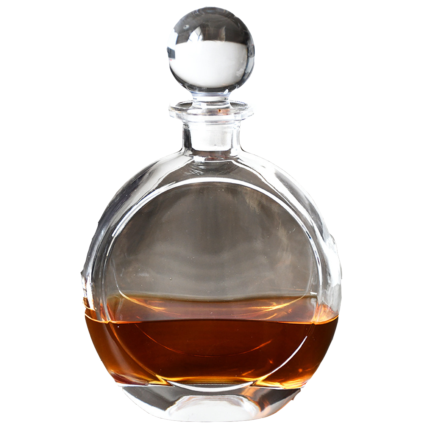 28oz Lead-Free Crystal Glass Whiskey Decanter 6