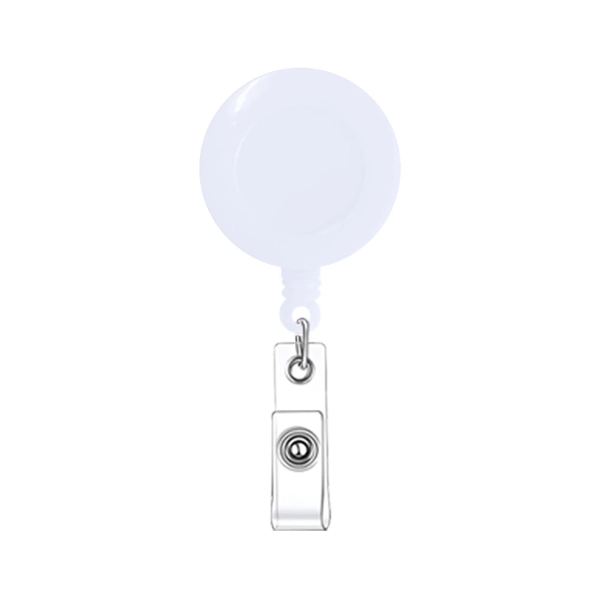 ABS Plastic Retractable Badge Holder with Clip 12