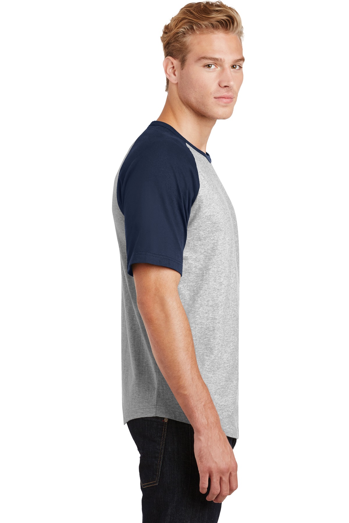Sport-Tek Short Sleeve Colorblock Raglan Jersey. T201 6