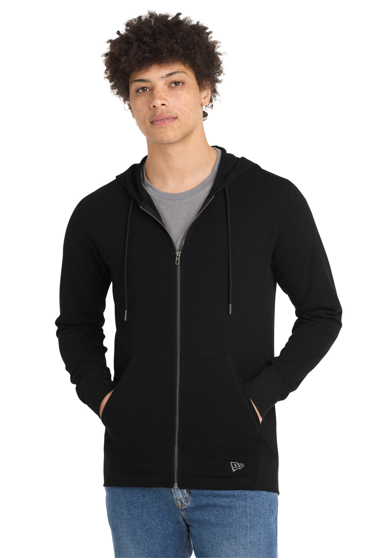 New Era Thermal Full-Zip Hoodie NEA141 6