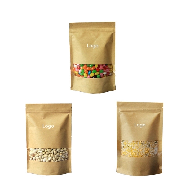 Zip-lock Food Bag with Clear Window 1