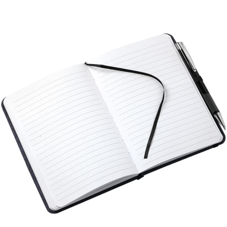 FSC® Mix 5" x 7" Heathered Bound Notebook 40