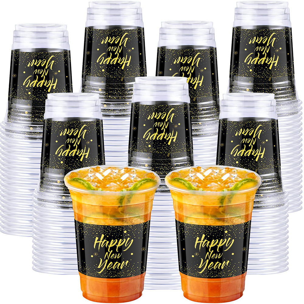 16 oz New Years' Plastic Cup 4