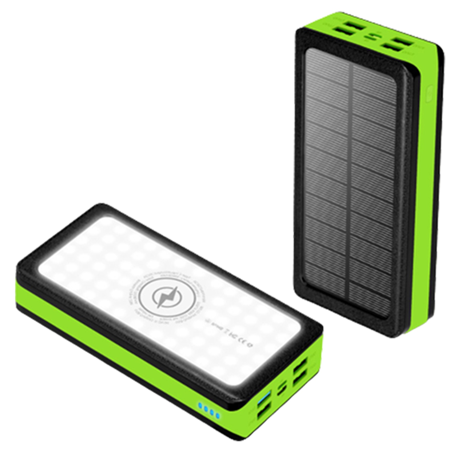 3000Mah Solar Power Bank Flashlight 7