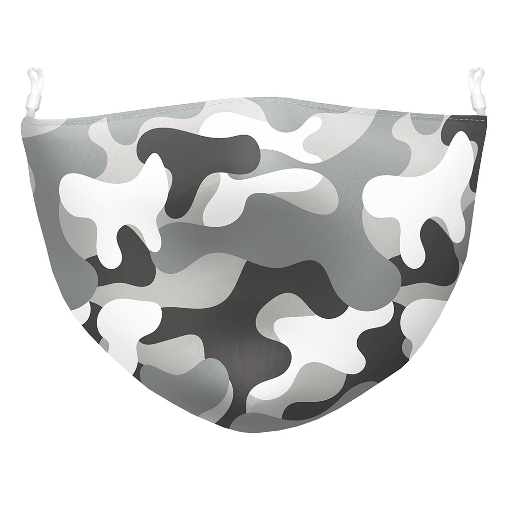 2-ply Sublimated Adults 3D Face Mask with Filter Pocket 11