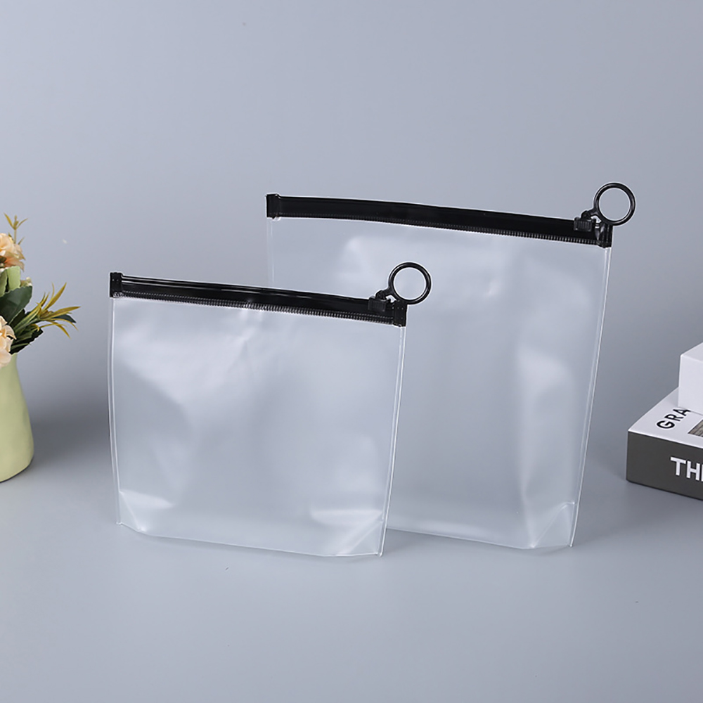 Frosted Cosmetic Pouch with Zipper 3