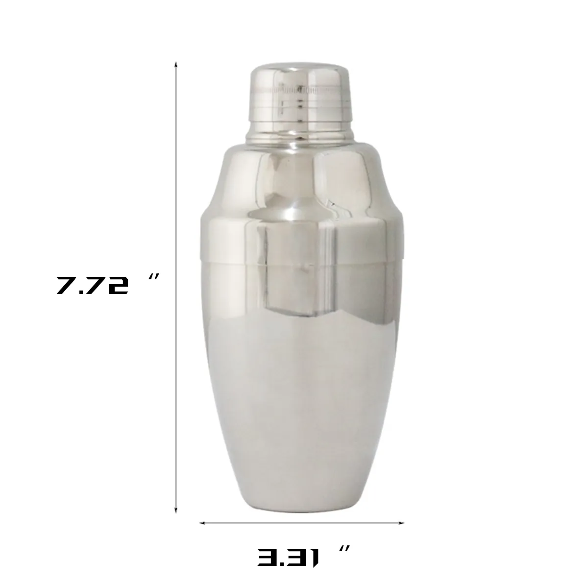 550ml Durable Professional Classic Versatile Cocktail Shaker 5