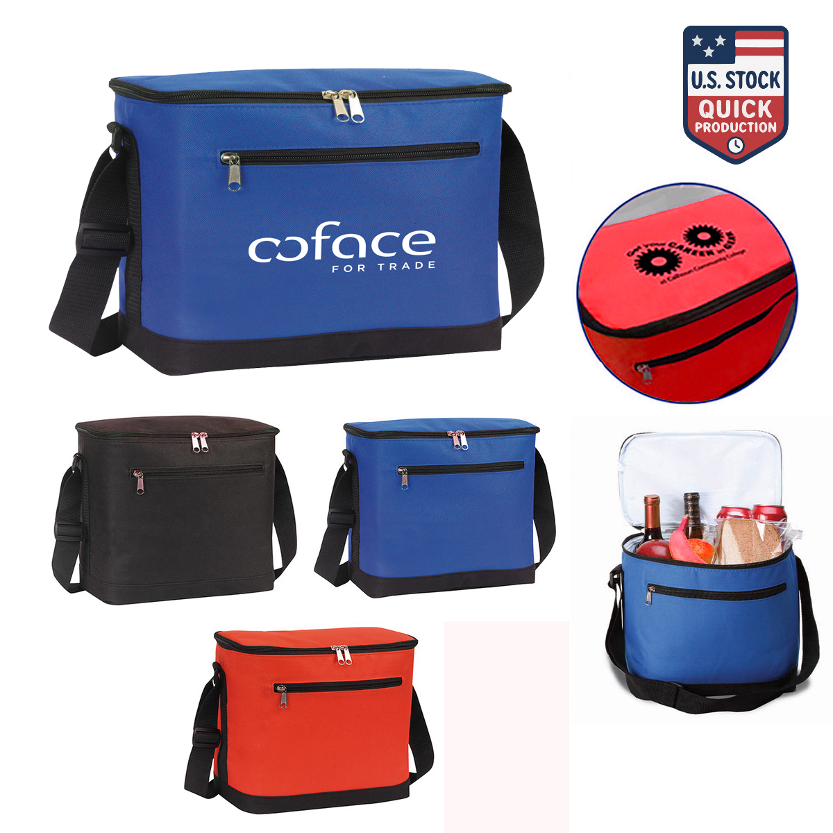 SnackShell Vertical 12-Can Cooler Bag 4