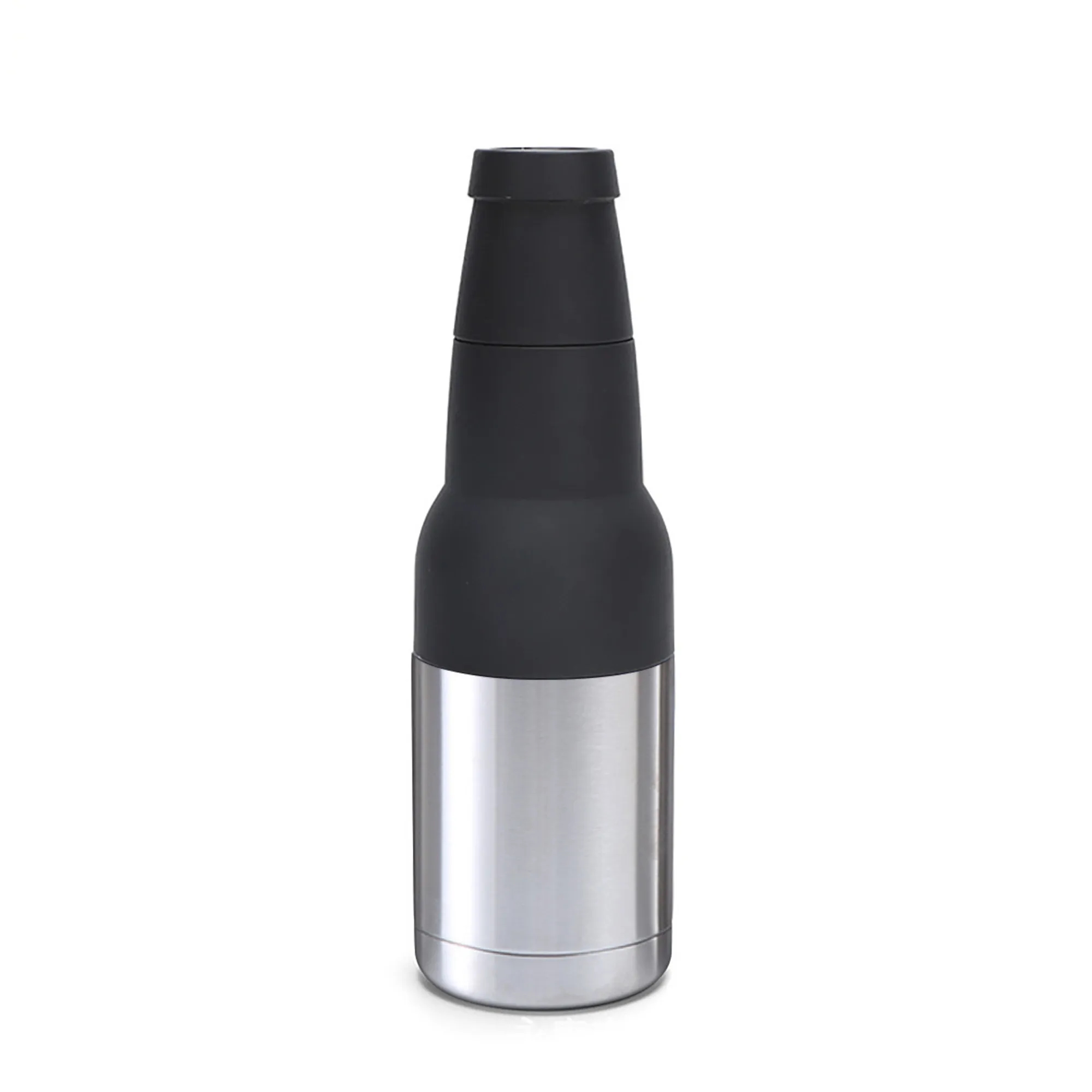 MOQ 50 12oz Stainless Steel 3-in-1 Beer Can Cooler 3