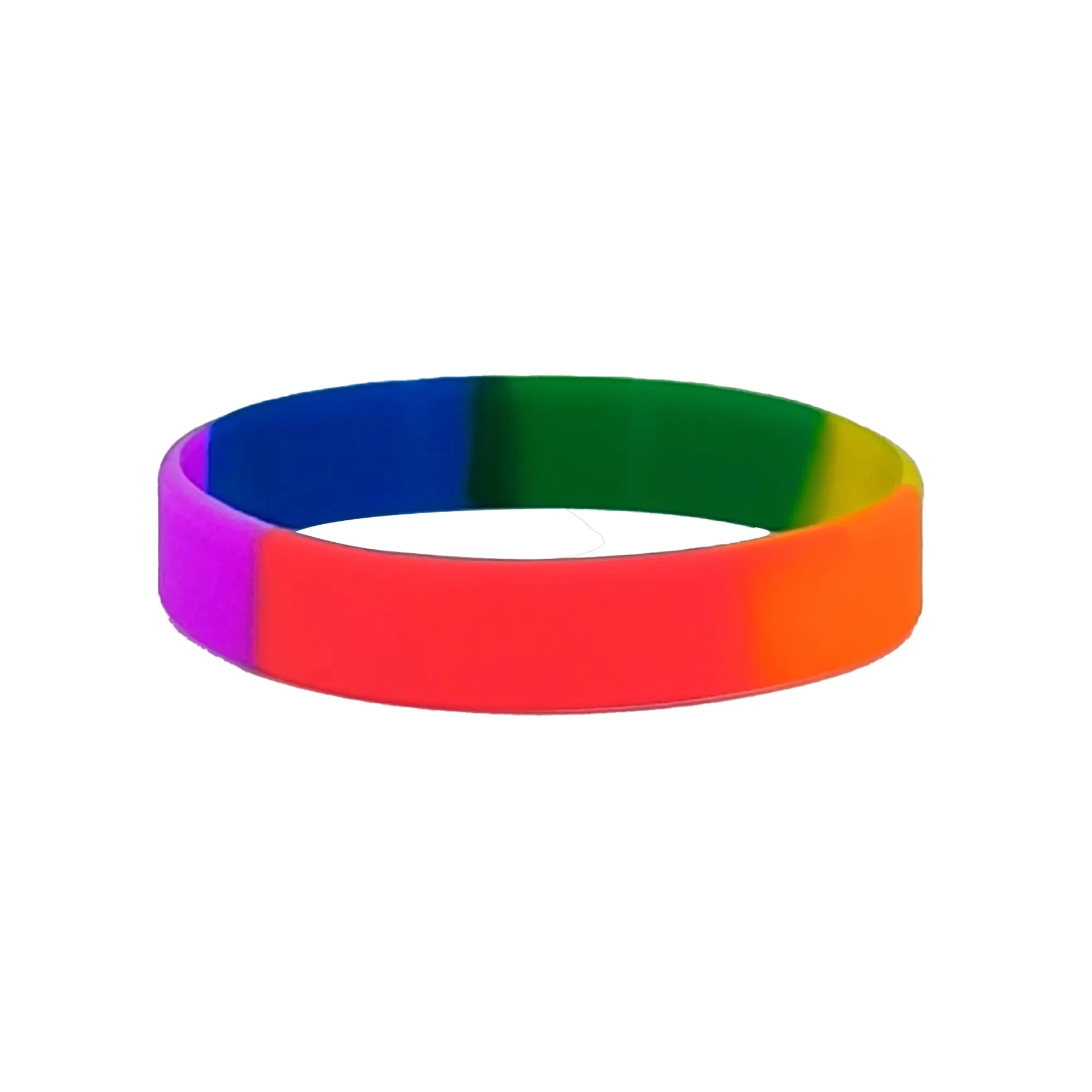 Rainbow Bracelet Silicone LGBTQ 3