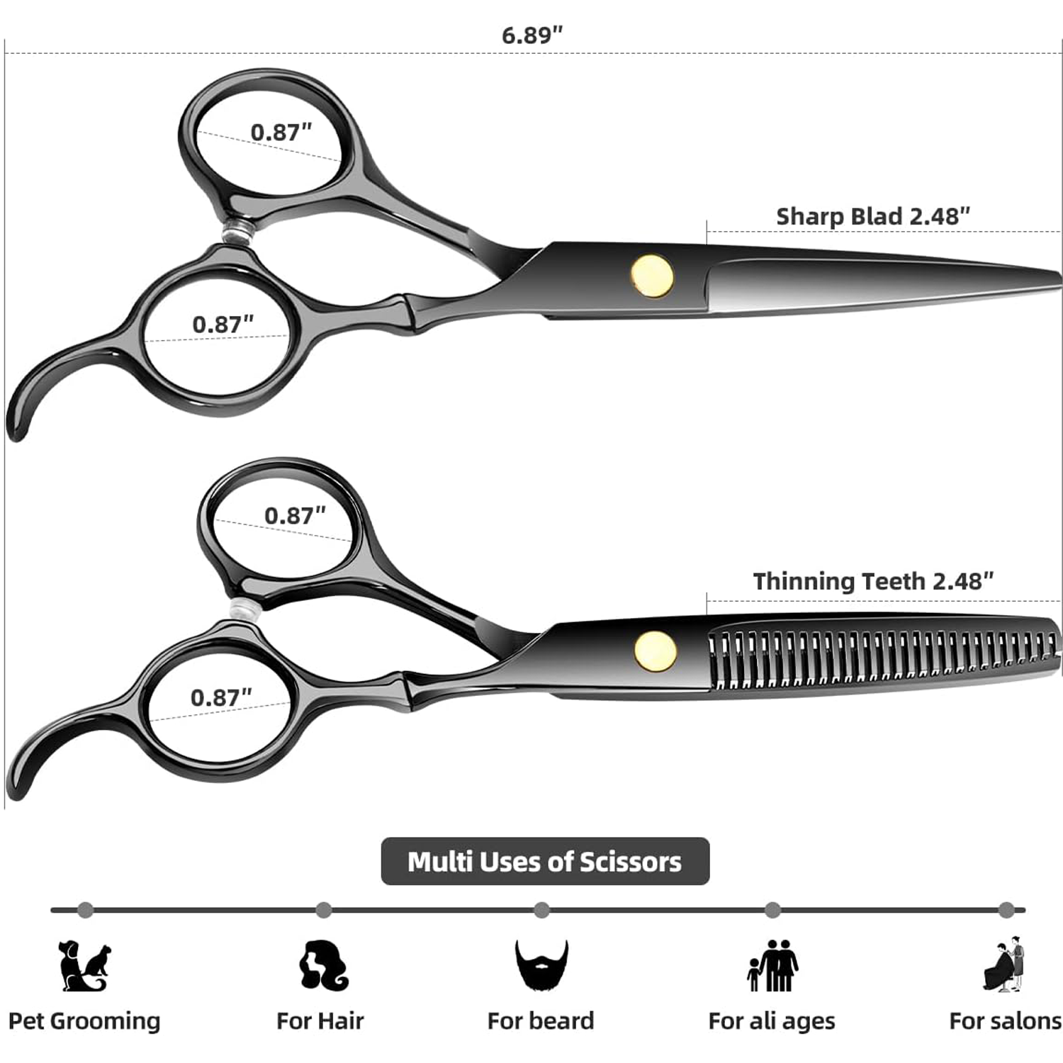 Scissors sets 8