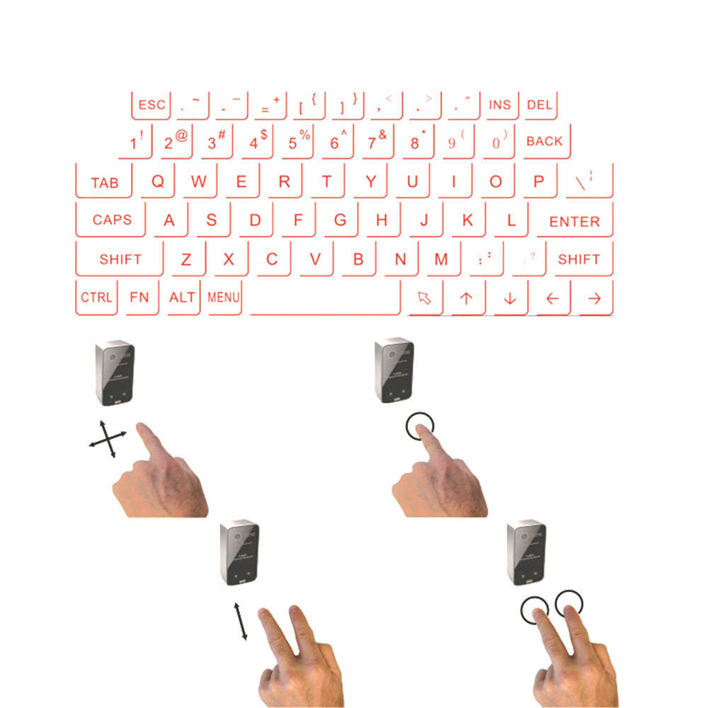 Laser bluetooth projection keyboard 2