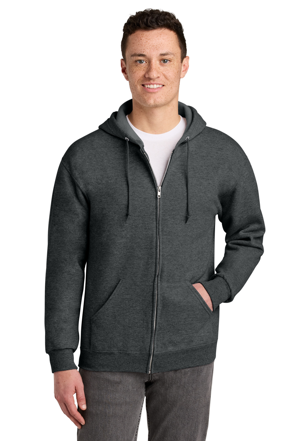 Jerzees - NuBlend Full-Zip Hooded Sweatshirt. 993M 1