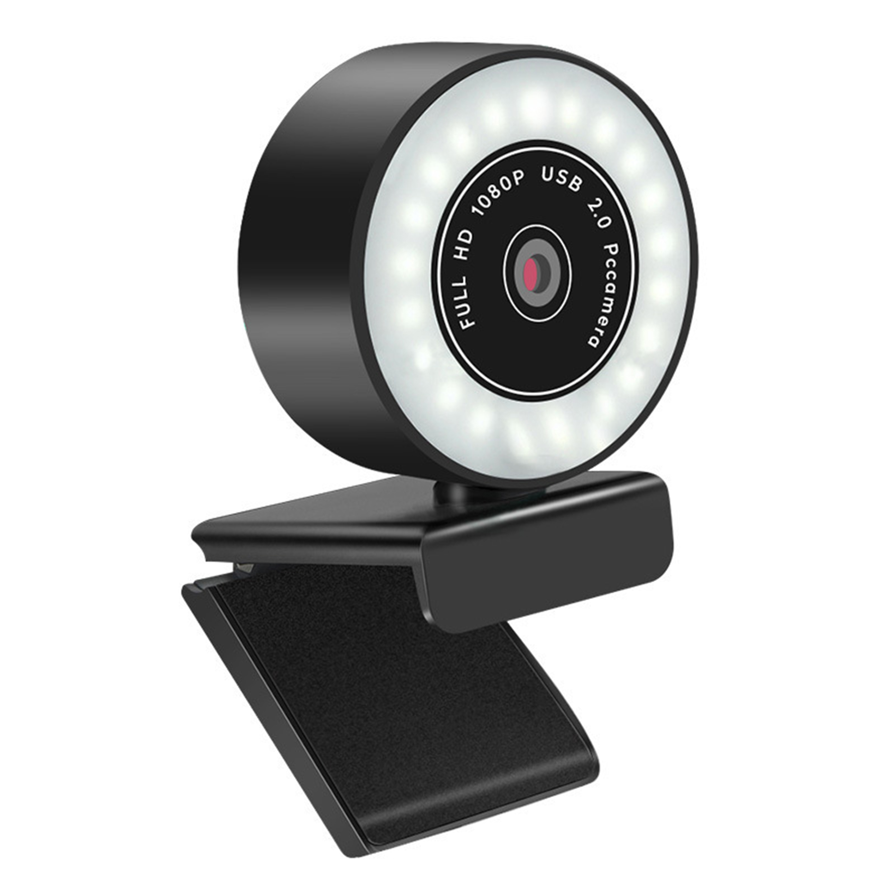 Microphone LED Ring Light Webcam 4