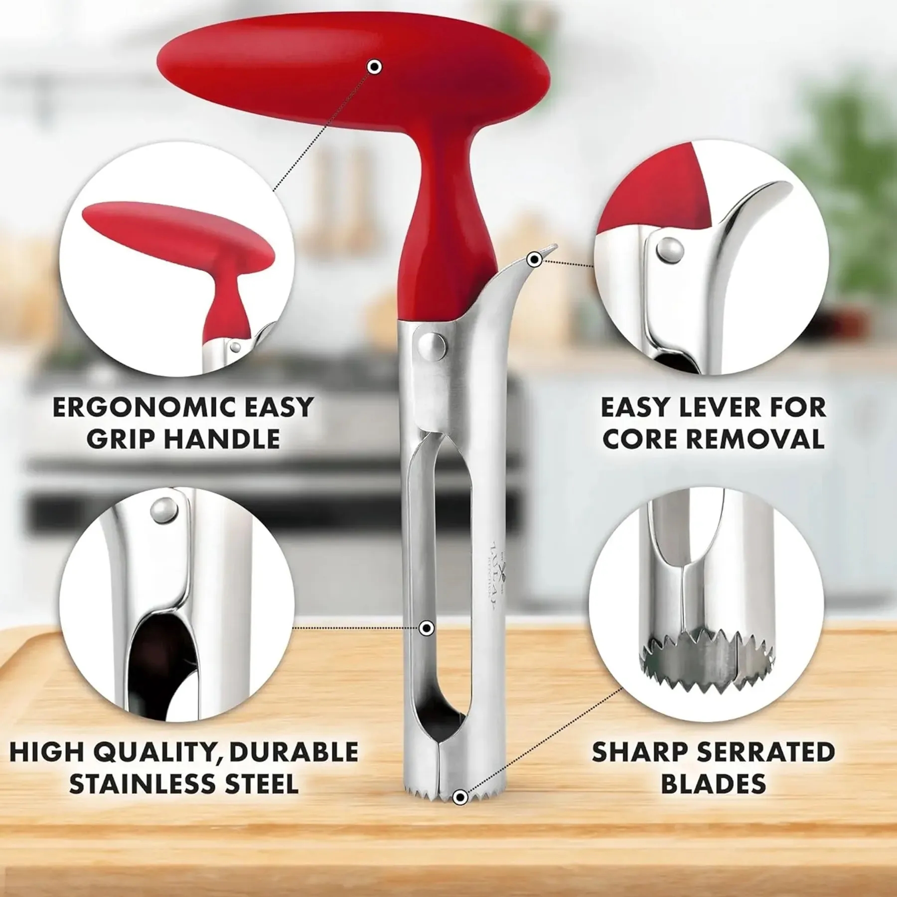 Portable Stainless Steel Fruit Core Remover 5