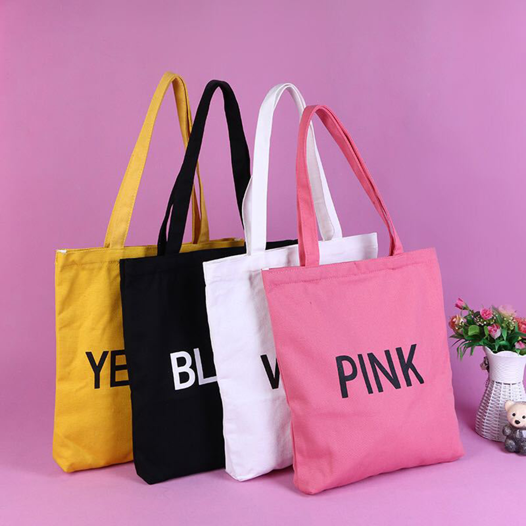 Tote Hand Bag, custom tote bag with logo imprint 2