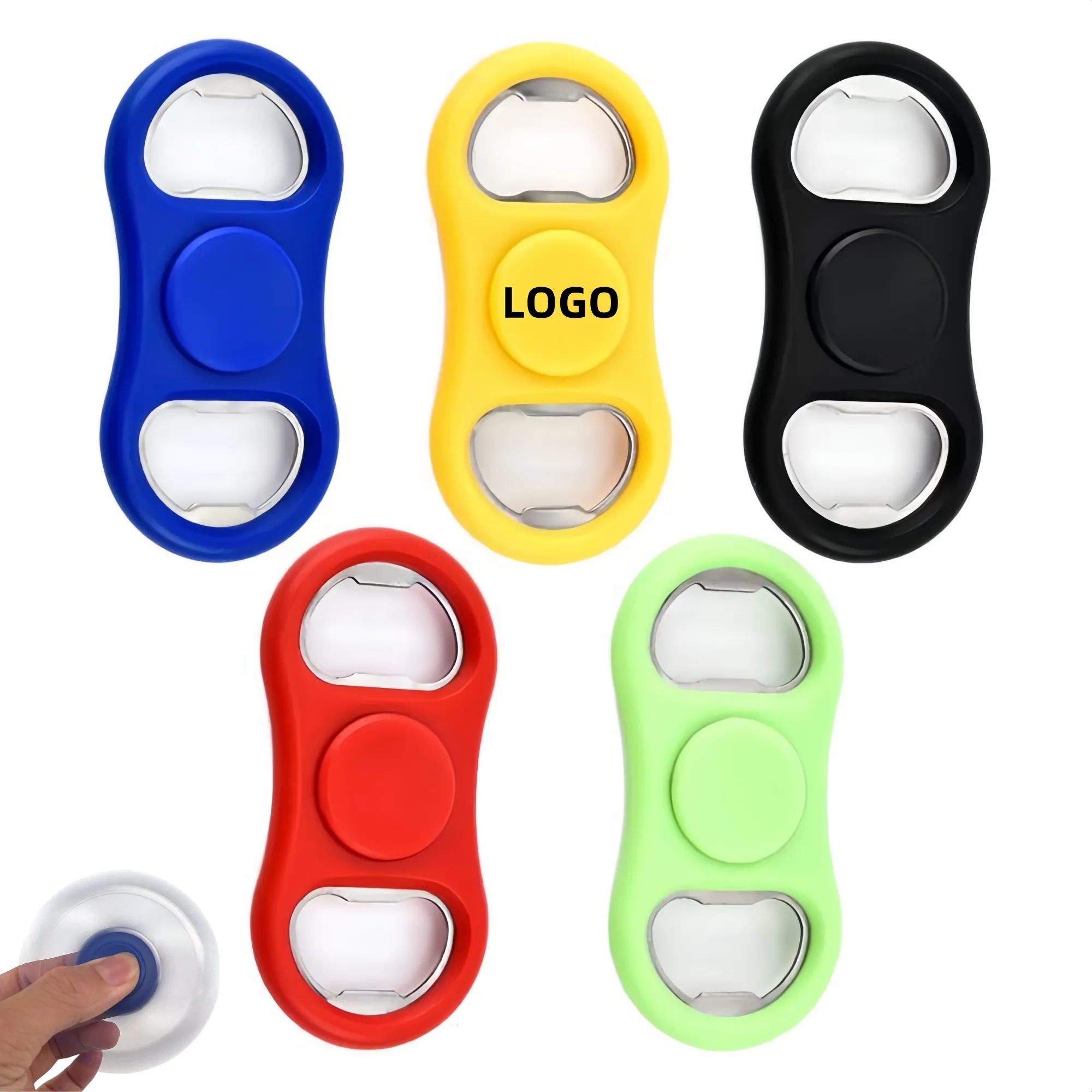 Stress-Relieving Double-Headed Beer Spinning Bottle Opener 3