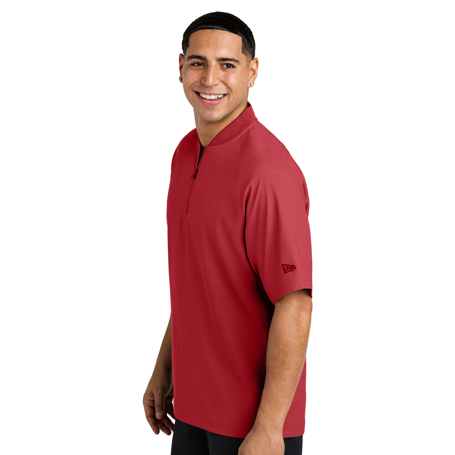 New Era® Cage Short Sleeve 1/4-Zip Jacket 1