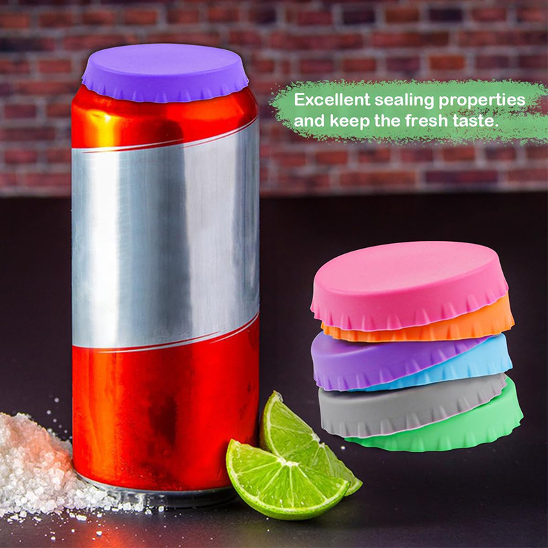 Resealable Silicone Soda Can Lid 7
