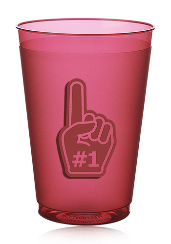 12 oz. Flex Frosted Plastic Stadium Cups 4
