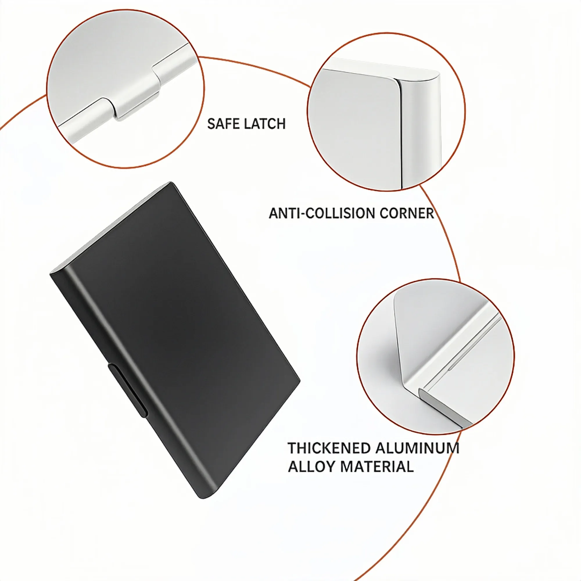 Professional Slim Business Card Holder 5