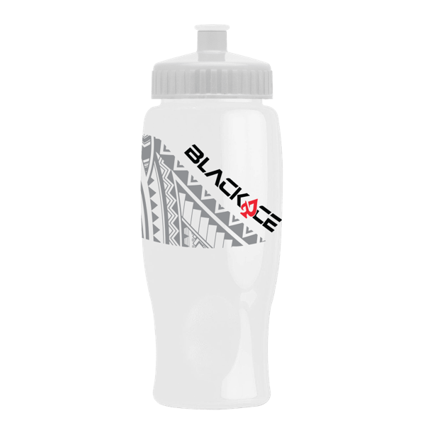 Rotation 27oz Transparent Contour Bottle w/Push-Pull Lid 64