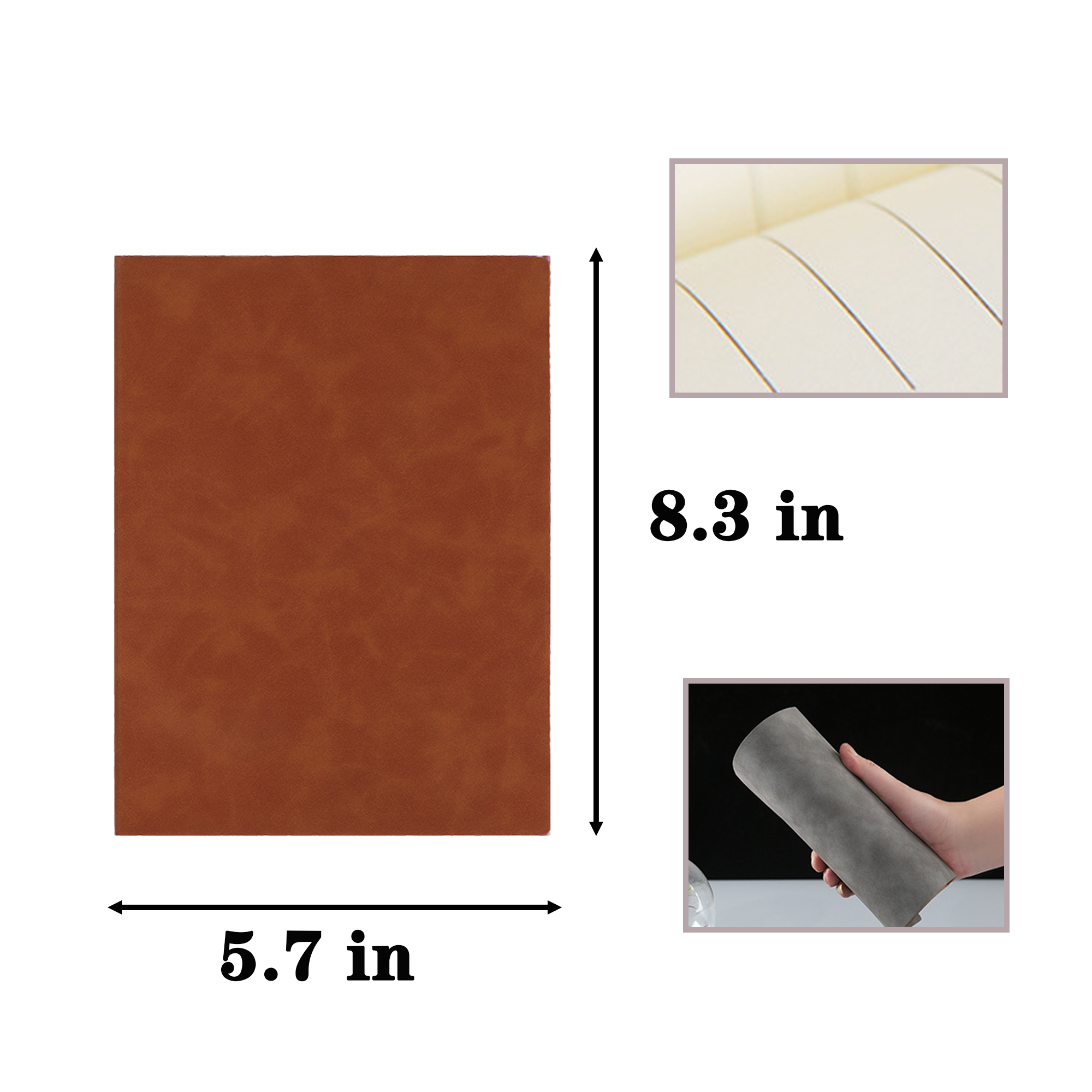 A5 Sheepskin Leather Notebook 6