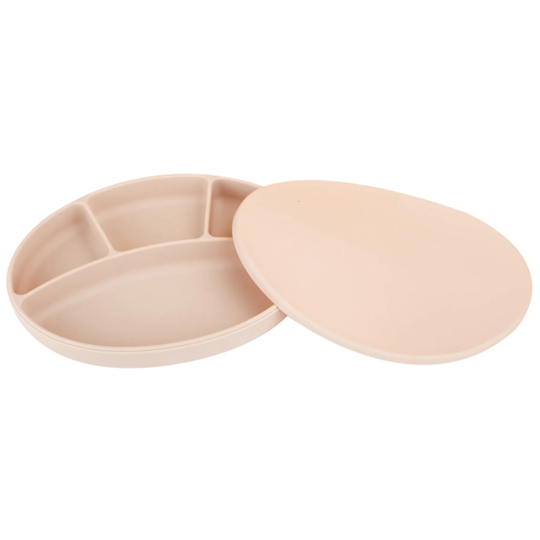 Silicone Four-Quarter Tray Baby SiliconeCutlery 4
