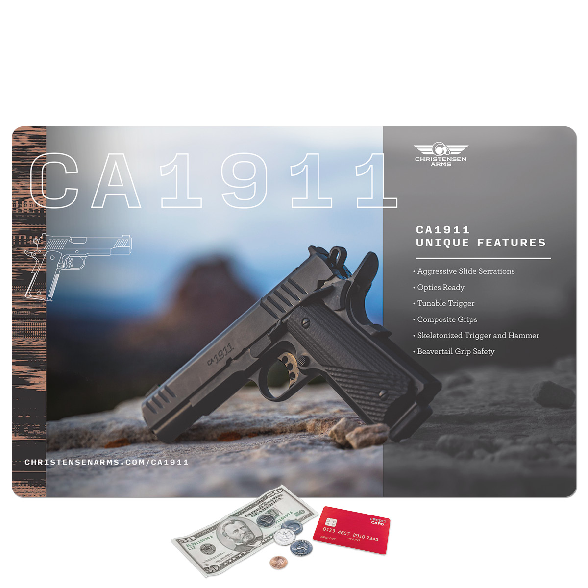 Origin'L Fabric Heavy Duty Fabric Counter Mat-12"x18"x1/8"