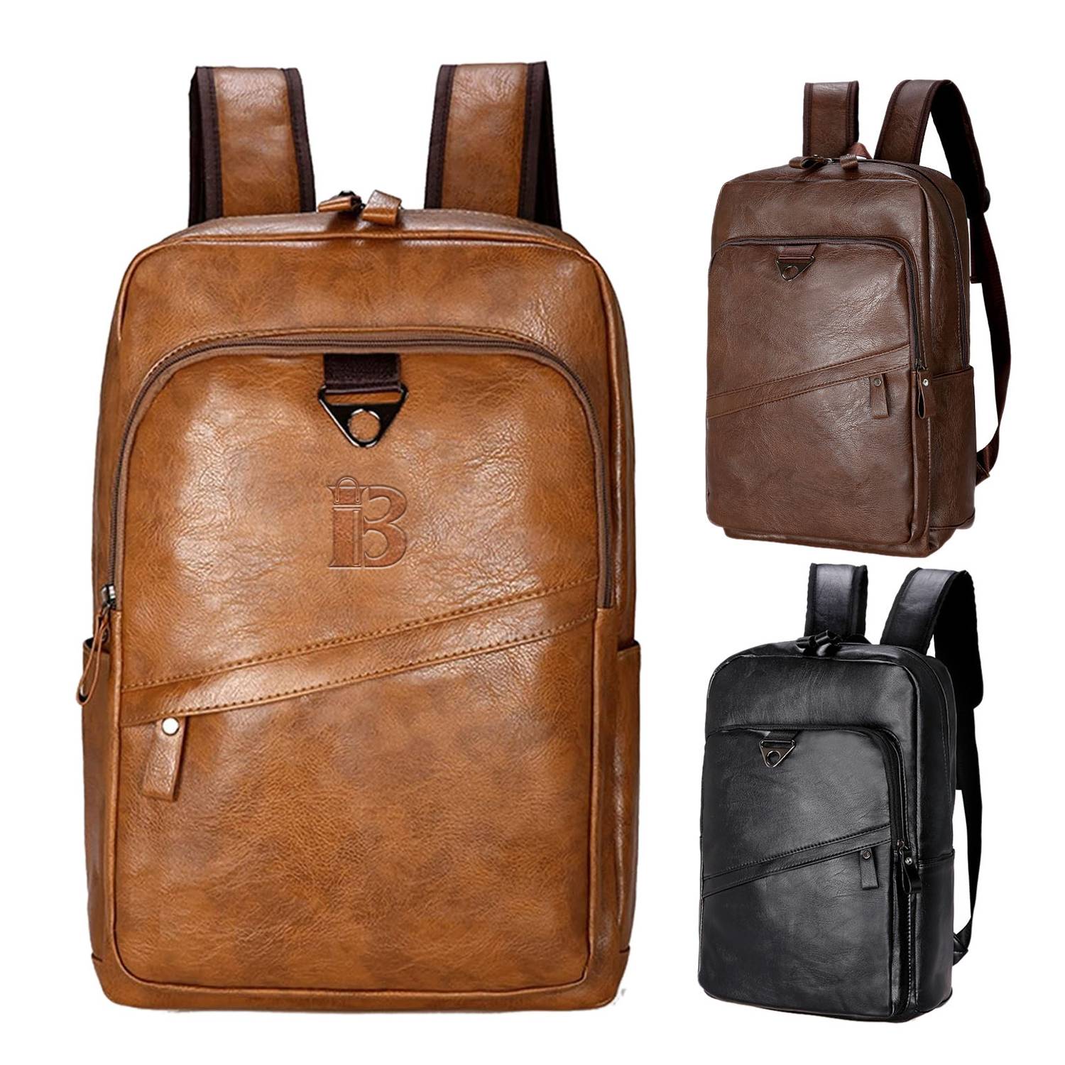 Classic PU Leather Bag for Travel and School 6