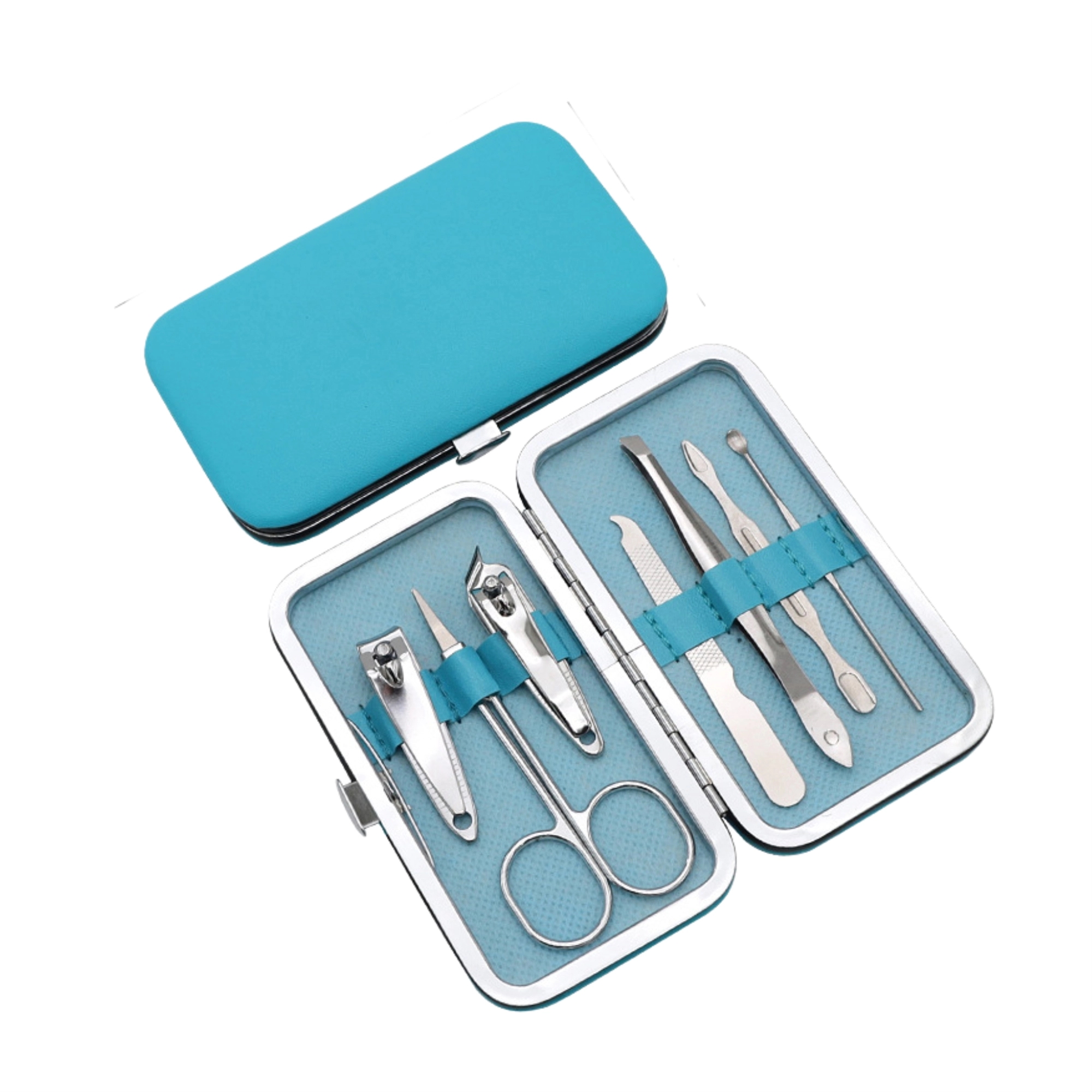 Stainless Steel 7 in 1 Set Manicure Makeup Tool 8