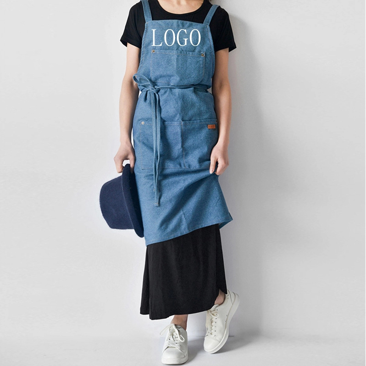 Cotton Denim Apron For Adults 8