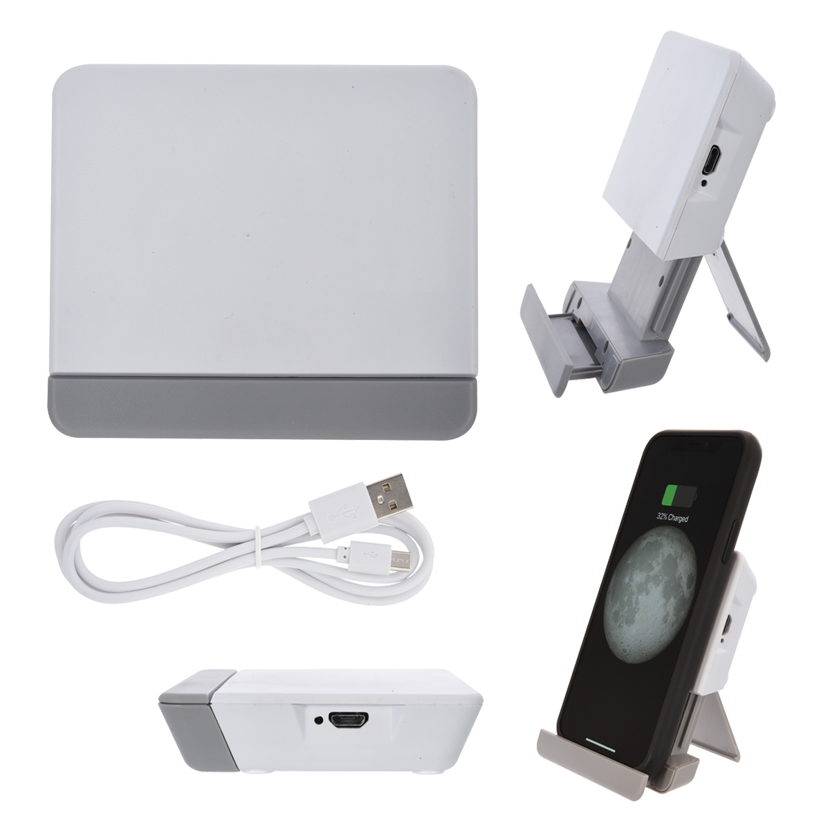 Compact Wireless Charging Pad & Stand 2