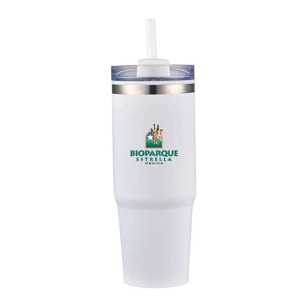 EcoSip 30oz Stainless Steel Outer Tumbler with PP Inner & Straw 11