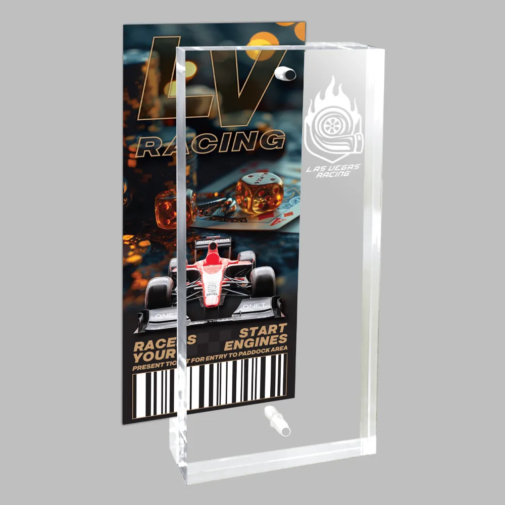 Custom Laser Etched Acrylic Block Frames 1