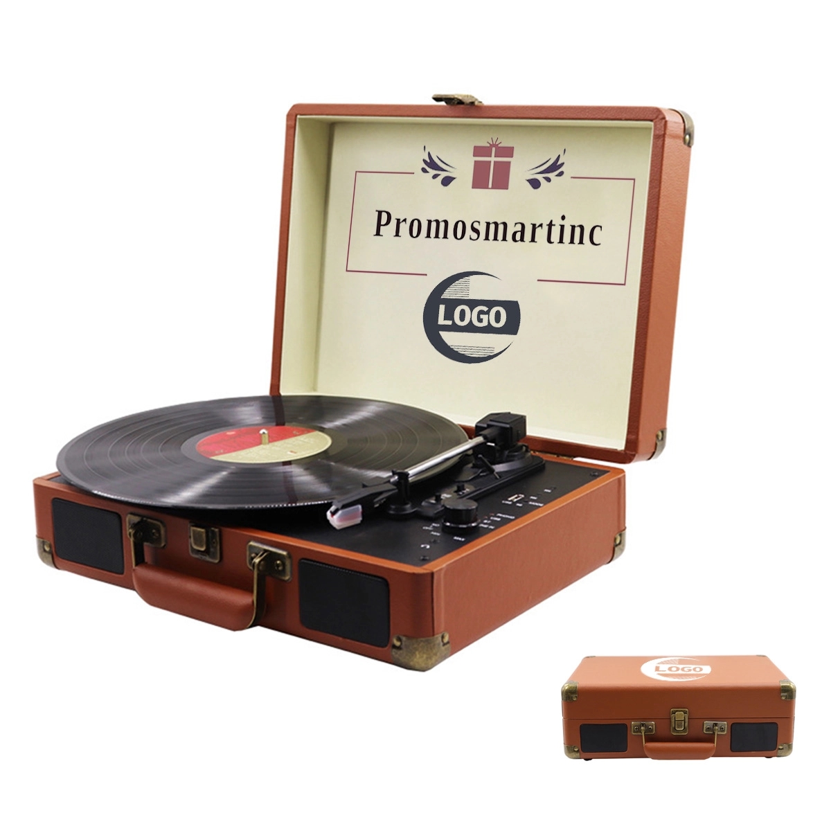 3-Speed Portable Suitcase Record Player 1