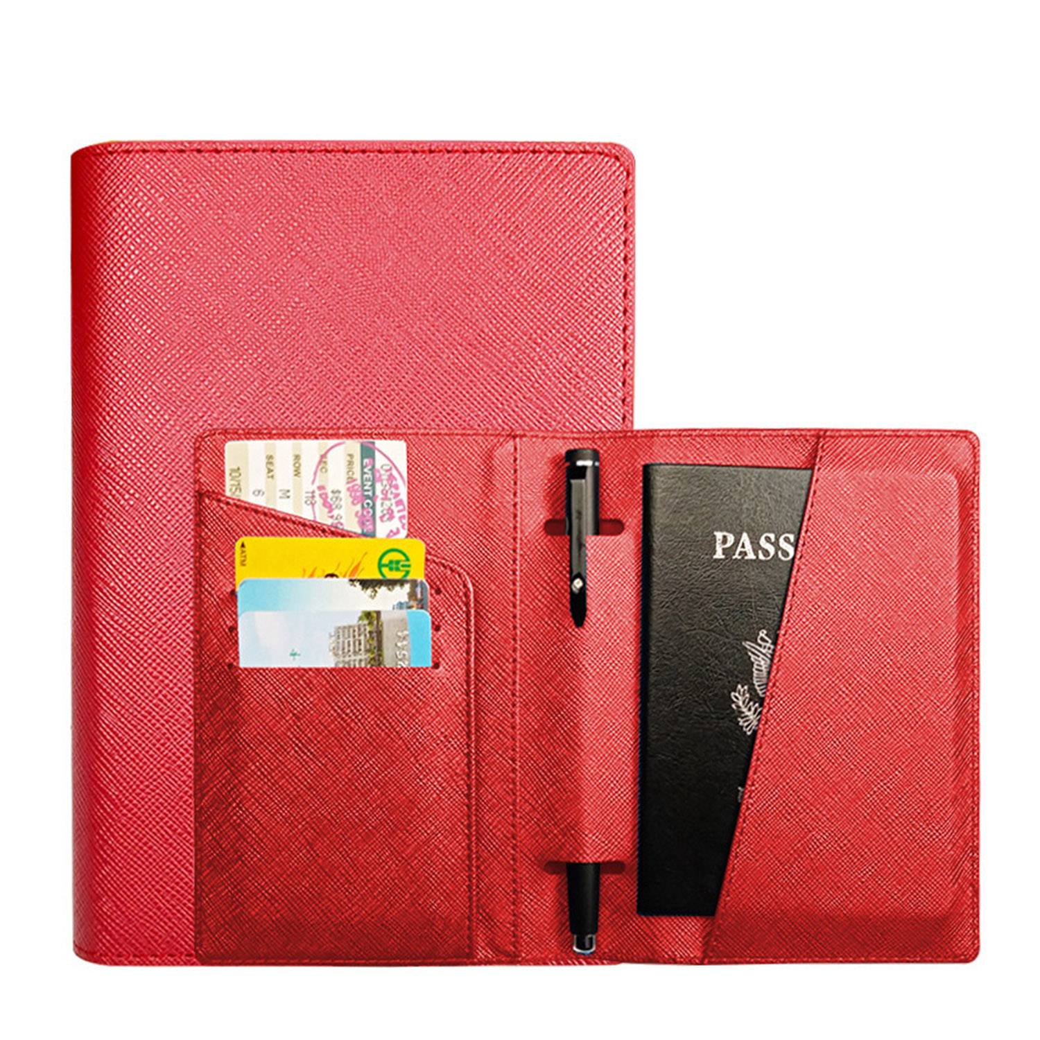 Multifunction Passport Cover W/ Pen Holder 4