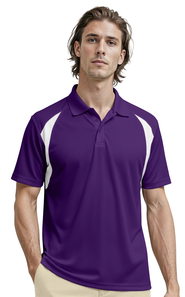 Men's Wicking Raglan Sleeve Polo 22