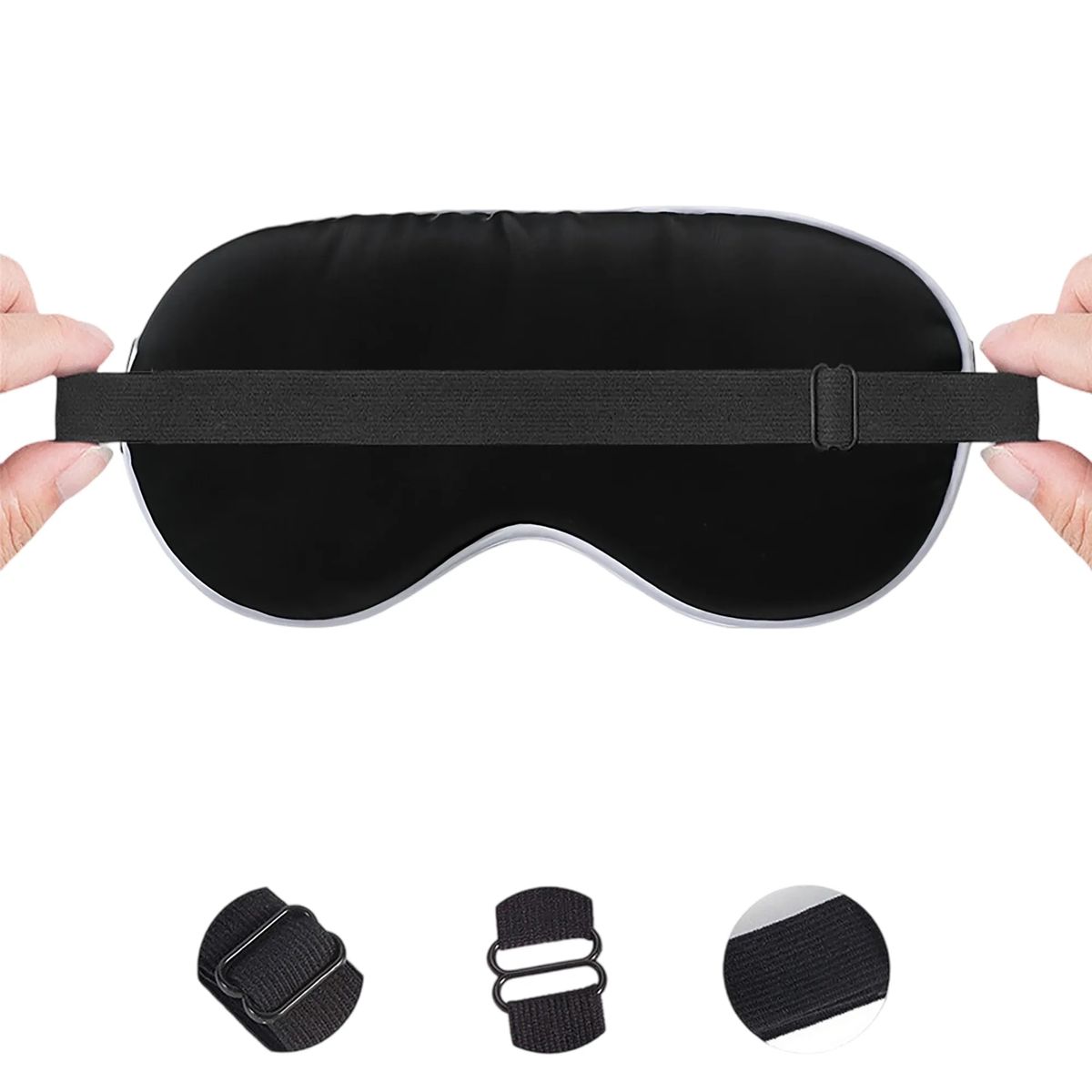 Adjustable Eye Mask Satin Soft Design 34