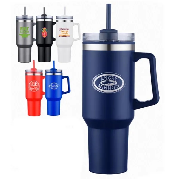 40 oz Savvy Mug with Straw 12