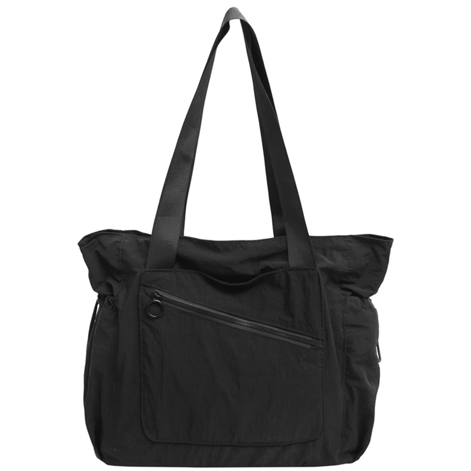 Large Capacity Nylon Shoulder Tote Bag, custom tote bag with logo imprint 3