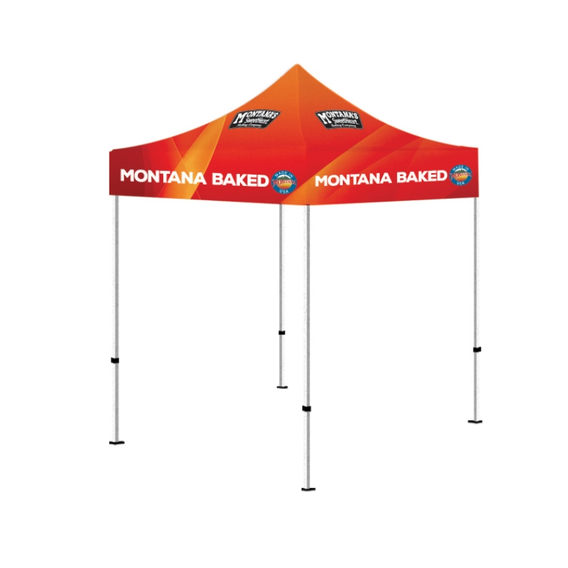 5' x 5' Pop Up Tent Full-Color, Full Bleed Dye-Sublimation Advertising Tent 4