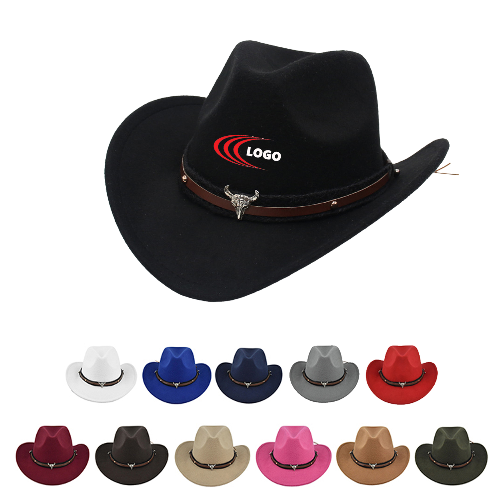 Suede Western Style Cowboy Hat 2