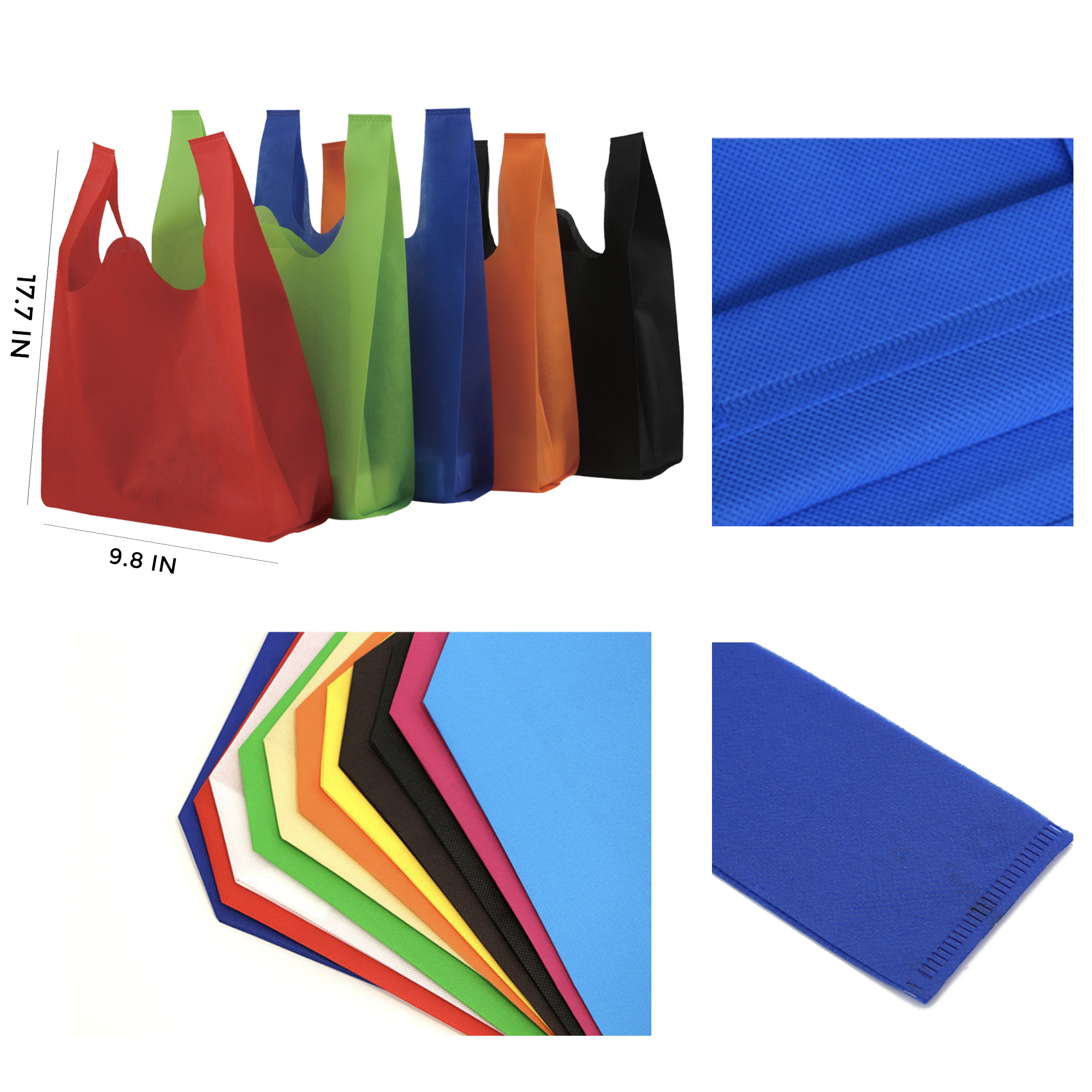 MOQ 10 PCS Durable Non - woven Vest Bag 1