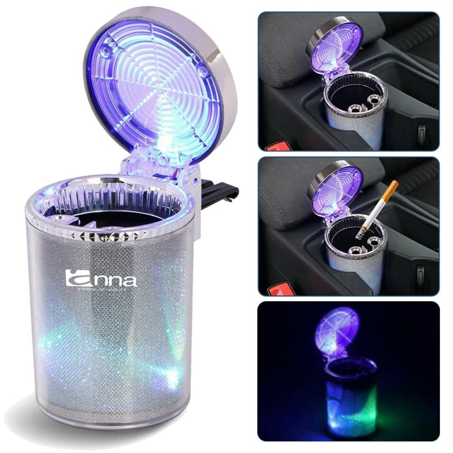 Car Ashtray with Led Light 1