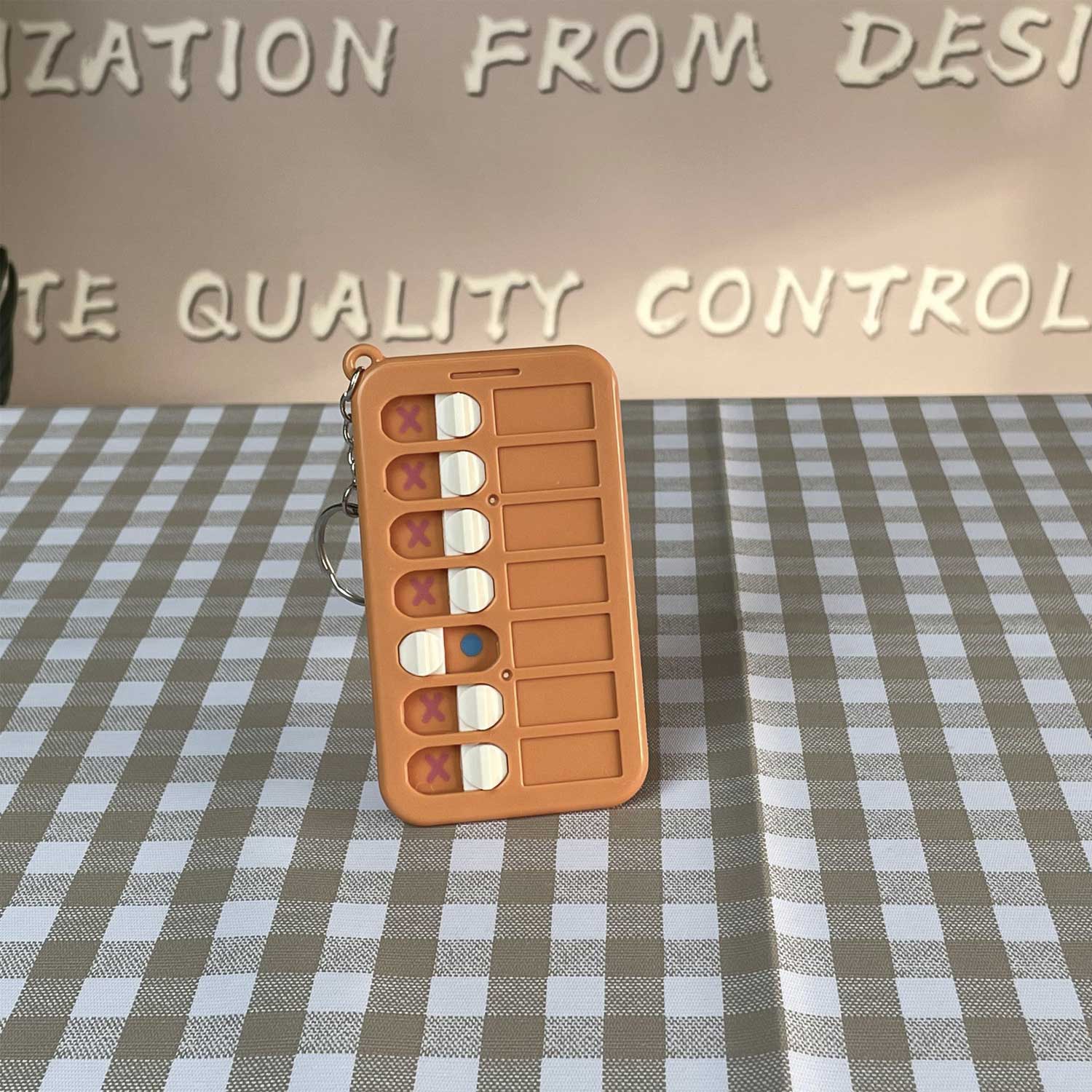 Kids Mini Reusable Time Management Daily Study Keychain 3